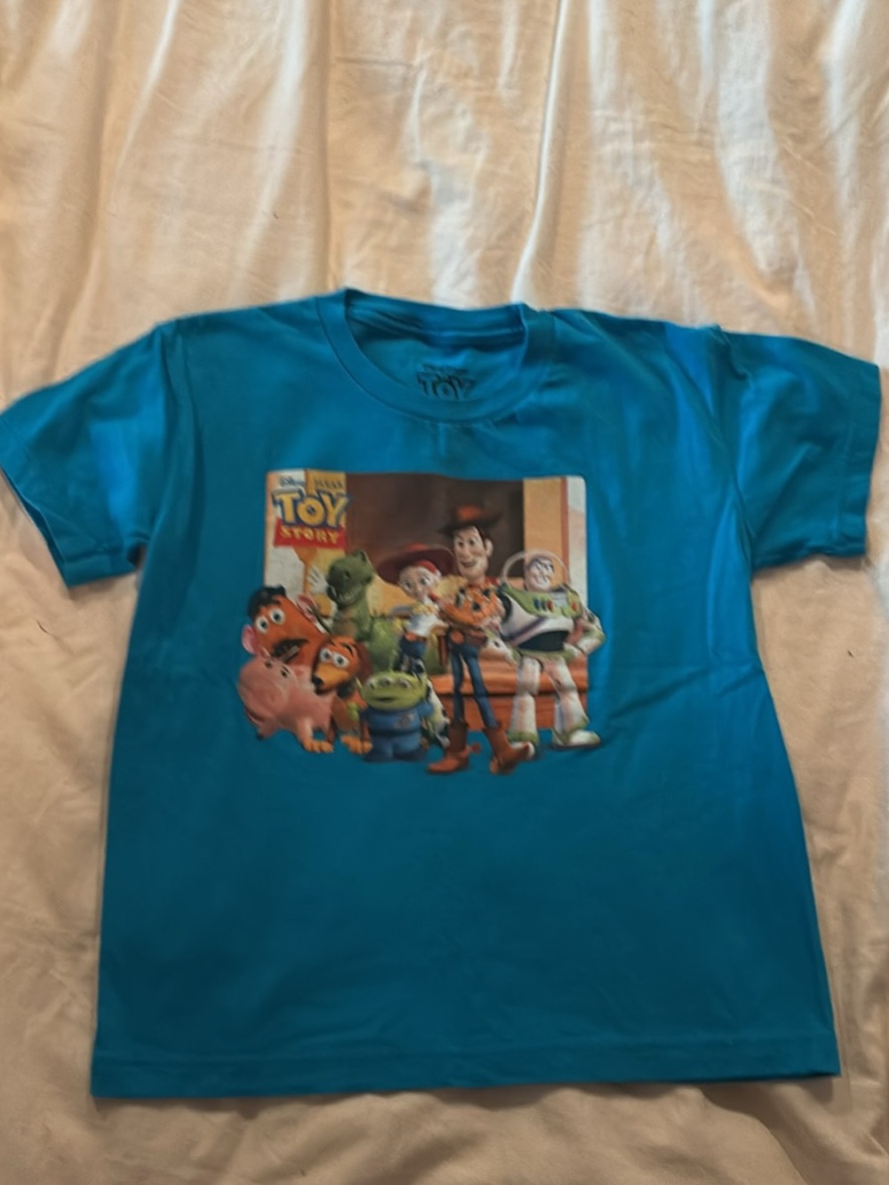 Toy Story Graphic Tee for Kids - Blue Short Sleeve
